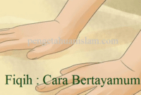 Fiqih Bab Menerangkan Cara Bertayamum