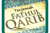 Terjemah Kitab Fathul Qarib Syarah Matan Taqrib
